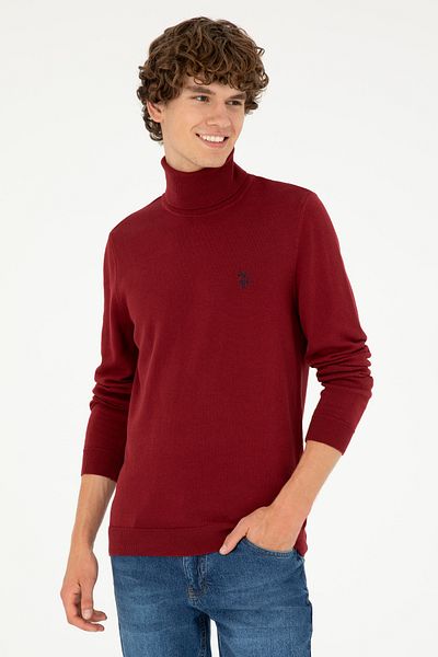 U.S. Polo Assn. Мъжки пуловер с висока яка Borda Basic 50293523 -Vr014