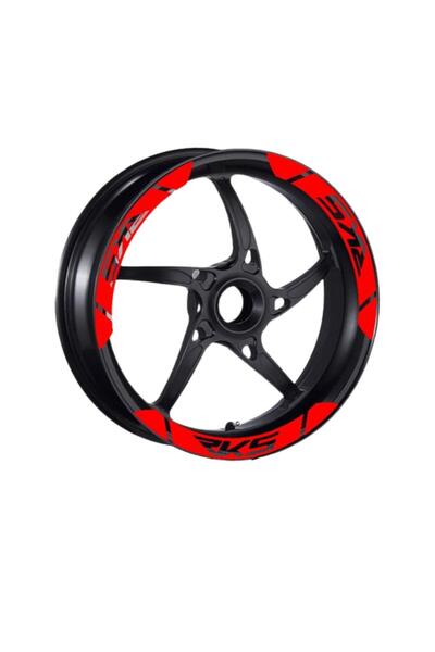 RKS Uyumlu Kırmızı Geniş 1 Set Jant Şeridi