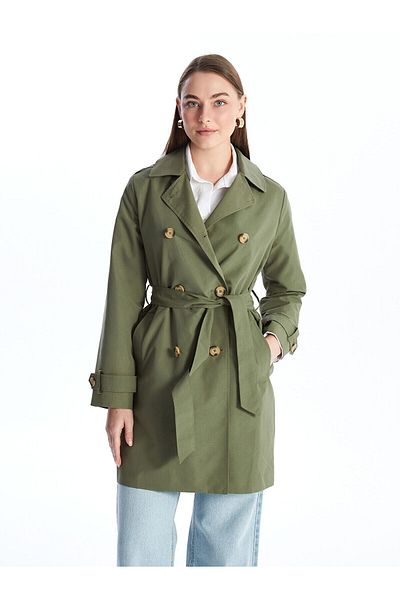 LC Waikiki Lcwk Jacket Collar Women's Trench Coat