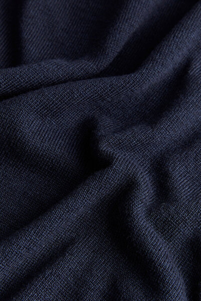 W Collection Dark Blue Viscos/Polyamide Knitwear Pullover