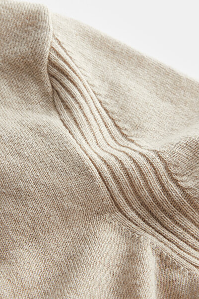 W Collection Beige Wool/Polyamide Knitwear Sweater