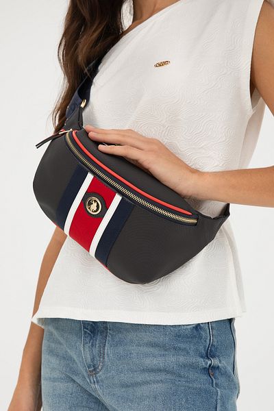U.S. Polo Assn. Women's Navy Blue Waist Bag 50293681 -Vr033