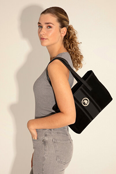 U.S. Polo Assn. Kadın Siyah Kol Çantası 50293688-VR046