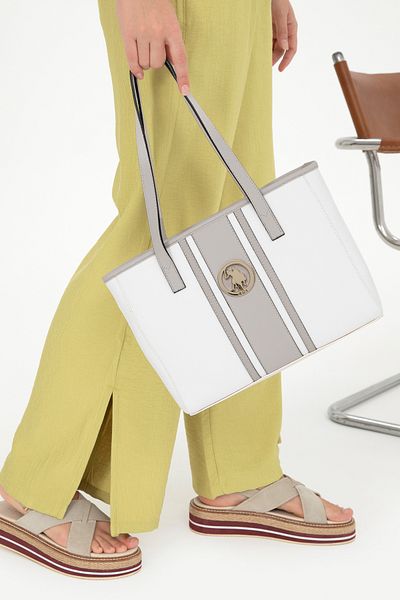 U.S. Polo Assn. White Women's Arm Bag - 50293679 -Vr013