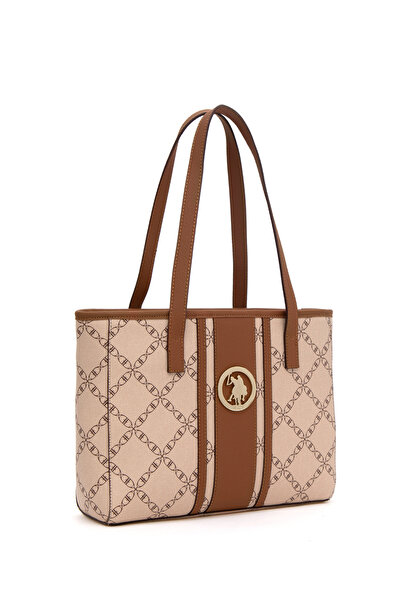 U.S. Polo Assn. Women's Beige Shoulder Bag 50293665-Vr011