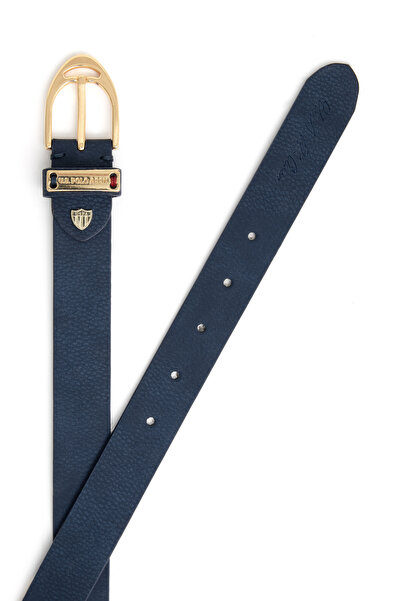 U.S. Polo Assn. الحزام الأزرق الداكن للمرأة 50294676 -VR033