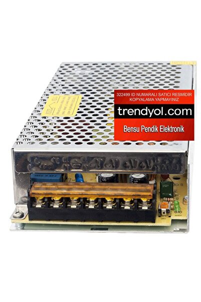 Powermaster Geniş Metal Kasa 12v 17a Adaptör 12 Volt 17 Amper Adaptör 12v 20a...