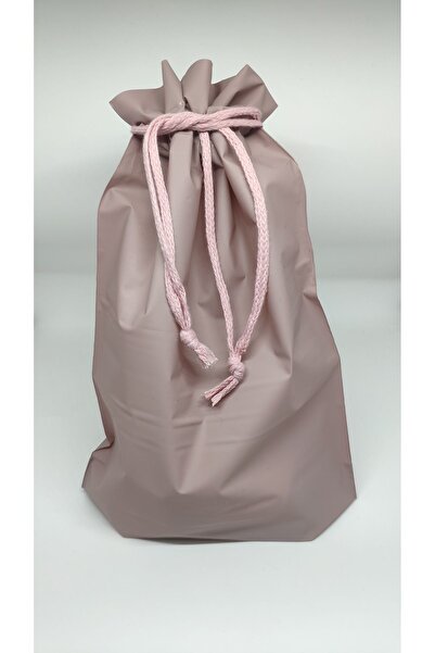 meapuff 20×30cm Pembe Su Geçirmez Kozmetik Plaj Tatil Çantası