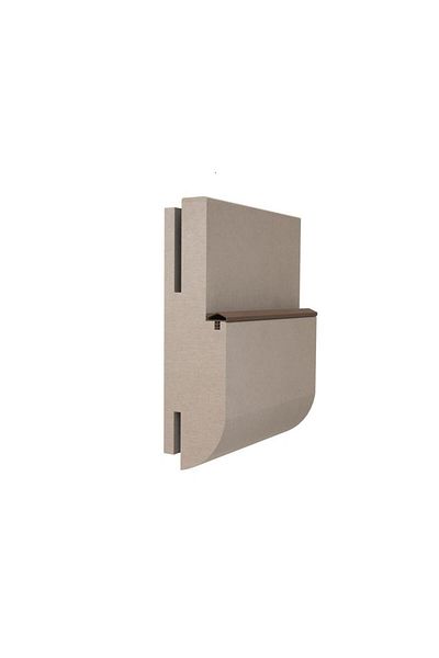 CONTACALL Wick Brown American Panel Door - 25 Meters Length, Center Tab Roof Type