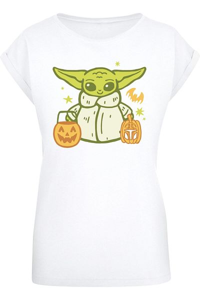 ABSOLUTE CULT Ladies Star Wars - Grogu Halloween Trick Or Treat T-shirt