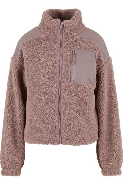 Urban Classics Damen Ladies Sherpa Mix Jacket