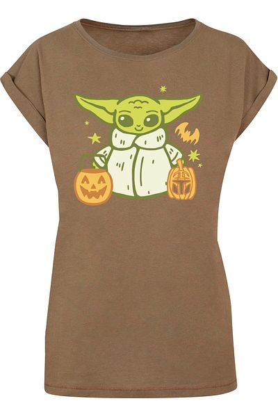 ABSOLUTE CULT Ladies Star Wars - Grogu Halloween Trick Or Treat T-shirt