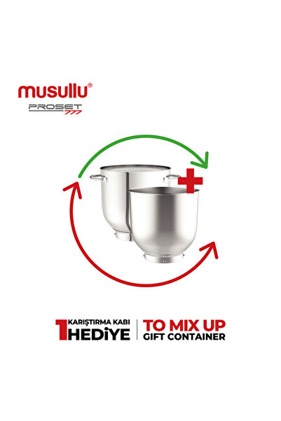 Musullu Hamur Yoğurma Makinesi Proset Msl-3006 Stand Mikser