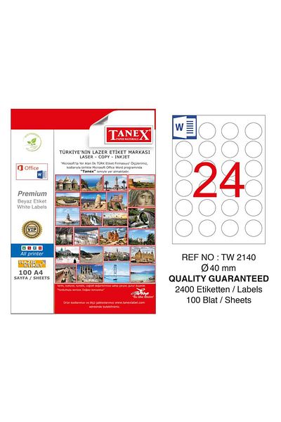Tanex Tw-2140 Αυτοκόλλητο Λέιζερ 40 Χλστ
