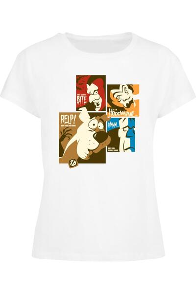 ABSOLUTE CULT Ladies Scooby Doo - Squares Box Tee