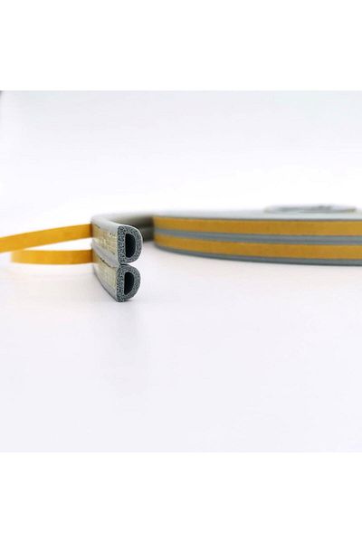 CONTACALL Bondit Double Wrap Rubber Door and Window Insulation Tape Wick 20x2 40 Meters Gray