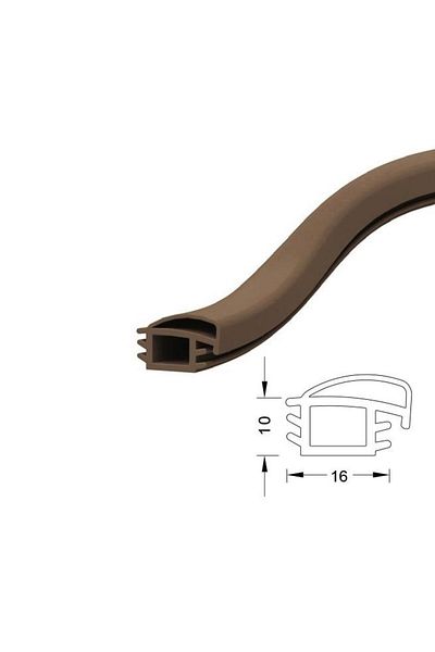 CONTACALL Steel Door Case Wick Steel Door Seal 6 Meters White