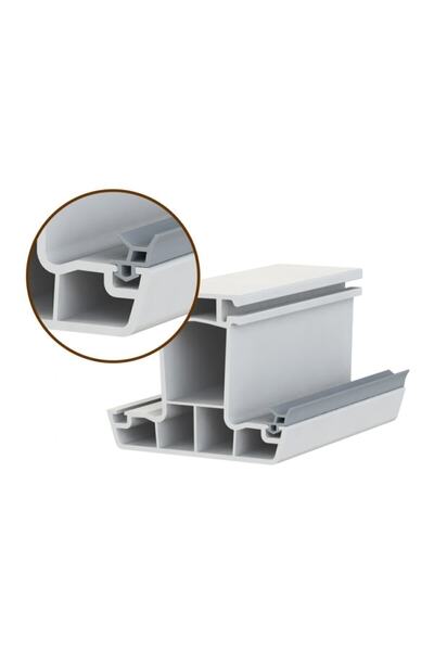 CONTACALL Pimapen Contası Gri Kapı Pencere Fitili 10 Metrelik Pakette Pvc Pimapen Fitili-contası