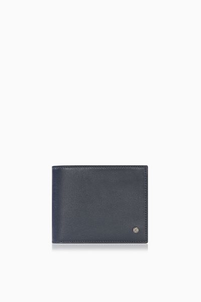 CENGİZ PAKEL Navy Blue Genuine Leather Men's Wallet - 27499