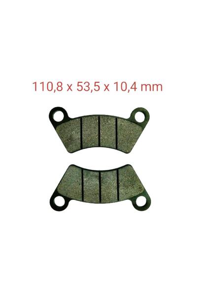 SEVGENT Atv Au200 Arora Arka Fren Disk Balatası 10 Mm Fa482