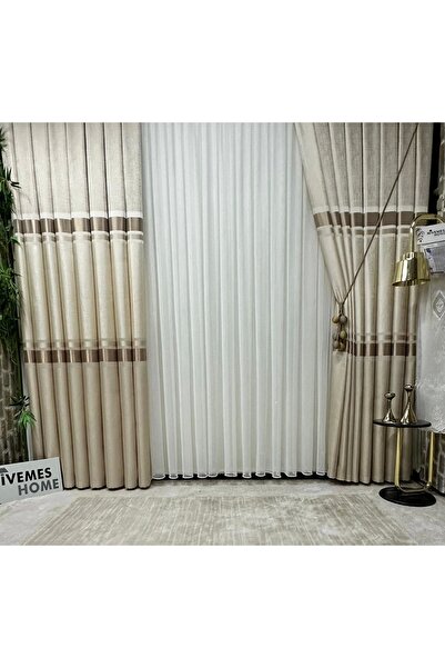 NİVEMESHOME Nivemeshome Hayal Life Simena V-115 - 1/3 πιο συχνή πλισέ κουρτίν...