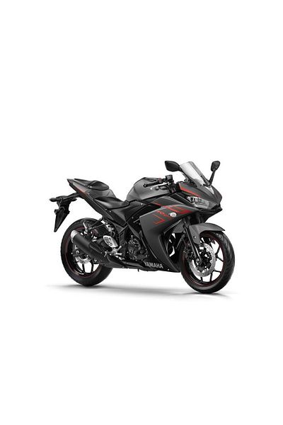 Motiker موديل ملصق ياماها Yzf-r25 باللون الأسود غير اللامع لعام 2017