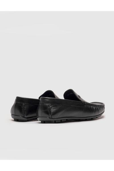 Cabani Μαύρα ανδρικά παπούτσια από γνήσιο δέρμα