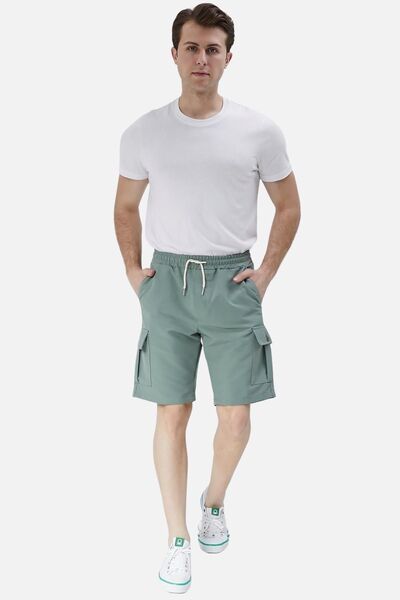 CEDY DENIM Men's Shorts C360 - Standard Fit, Elastic Waist and Laces