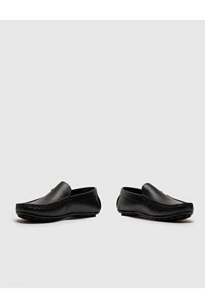 Cabani Μαύρα ανδρικά παπούτσια από γνήσιο δέρμα