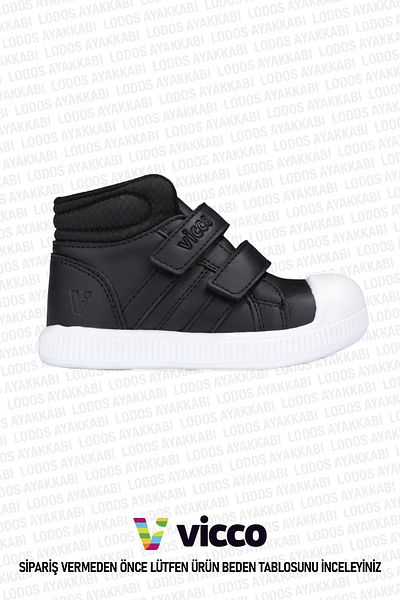 Vicco Yayo Model Light Comfortable Unisex Baby and Kids Black Boots