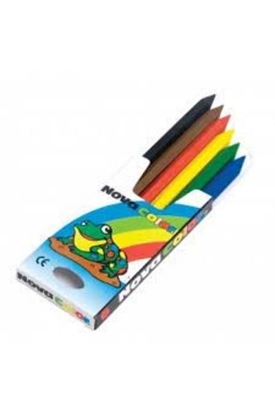 Nova Color Set of 6 Crayon Short