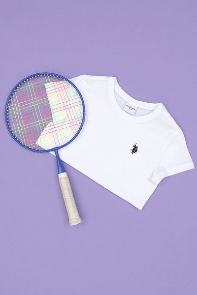 U.S. Polo Assn. Μπλουζάκι για αγόρι με λευκό λαιμόκοψη - 50279612-VR013