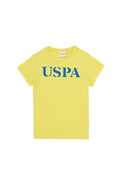 U.S. Polo Assn. Tricou pentru copii Citron Crew Deck 50263028 -VR168