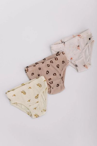 BABYBEK Premium βαμβακερό εσώρουχο για κορίτσια 3 συσκευασιών