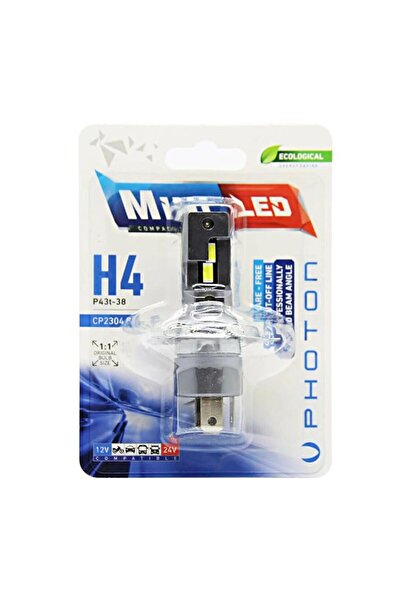 Photon MINI H4 12-24V COMPACT LED (TEKLİ BLİSTER) MOTORSUZ