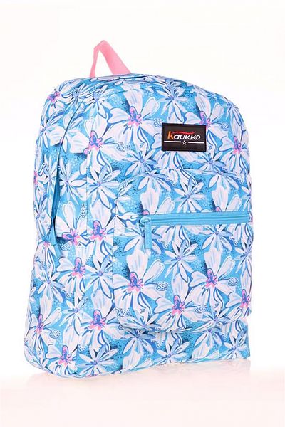 KAUKKO Primavera Backpack - Blue Flowers