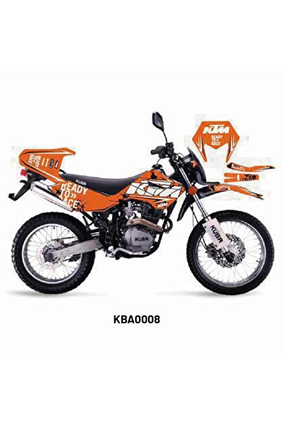Motiker Kuba Black Cat KTM X Tasarım Motosiklet Sticker Etiket Kaplama Modeli...