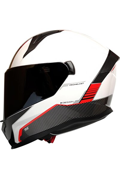 MTS 910 P-DESİNG WHİTED KAPALI KASK