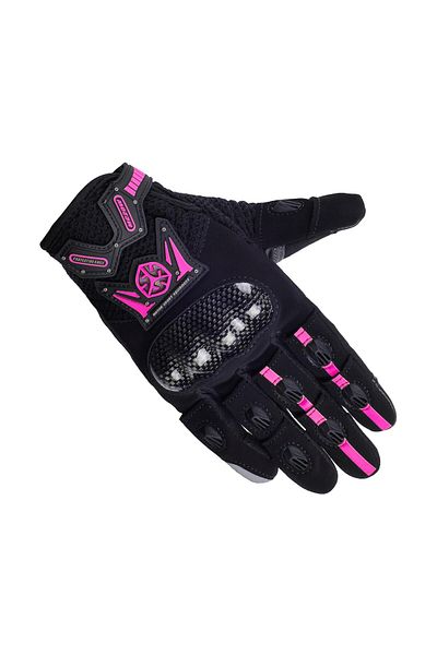 Scoyco Pink Mc20w Protected Women's Motorcycle Gloves