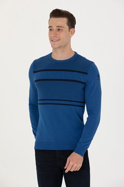 U.S. Polo Assn. Pulover Saks pentru bărbați - Model VR045, 50272109 -VR045