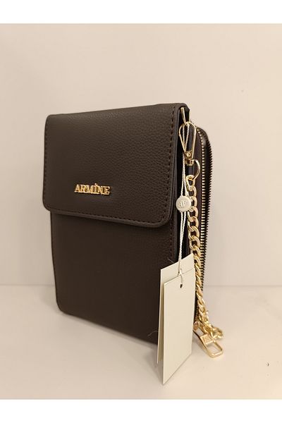 Armine Women's Bag - 266 Model, Brown Color, Pia Design