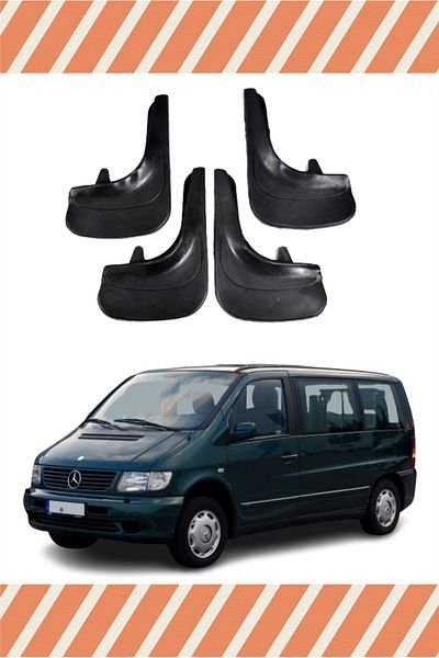 ATALAY TİCARET Yb Mercedes Vito 4-Piece Dust Cover Mudguard Mudflap