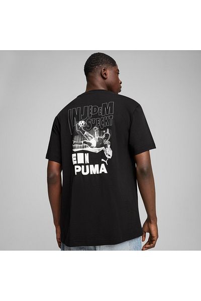 Puma Ανδρικό μπλουζάκι με στρογγυλή λαιμόκοψη Graphics Bicycle Kick