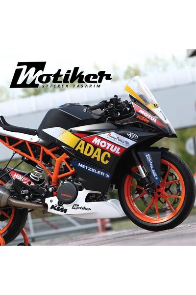 KTM ADAC RC200-RC390 Sticker Etiket Modeli