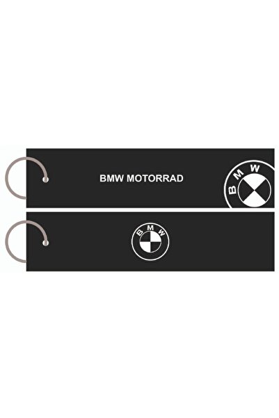 Motiker BMW Motorrad Anahtarlık Modeli Yarım BMW logosu Nakışlı
