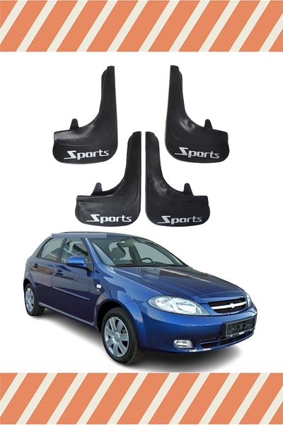 NOVDES Chevrolet Lacetti Hb Sports Written 4-Piece Dust Cover Fender Mud Flap