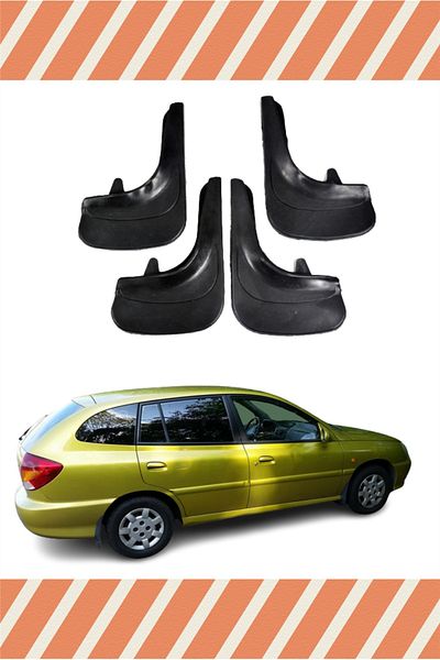 Heda Tex Hg Kia Rio Stw 2003-2005 Racing Written 4-Piece Dust Cover Mudguard Mudguard