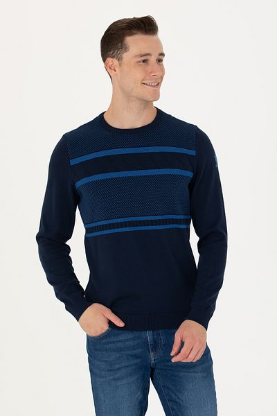 U.S. Polo Assn. Мъжки тъмносин пуловер 50272109-VR033