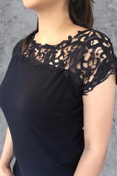 MODANİCE Μπλούζα Guipure Roba