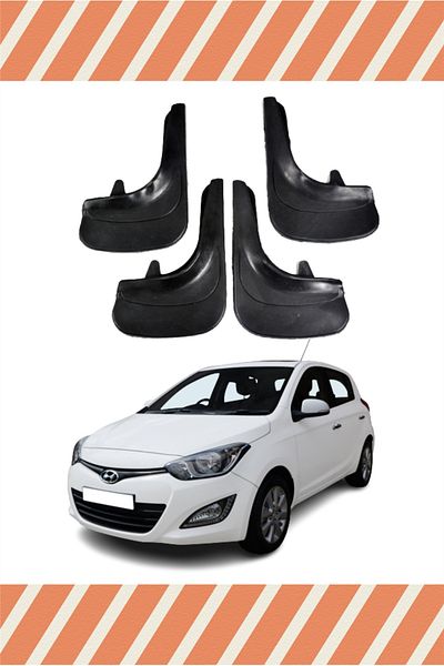 Heda Tex Hyundai I20 2011-2014 Racing Yazılı 4'lü Tozluk Çamurluk Paçalık
